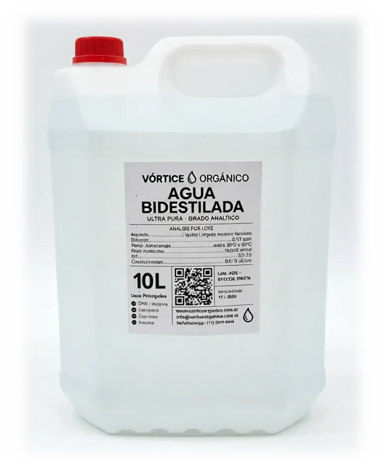 Bidón 10 litros agua destilada farmacéutica